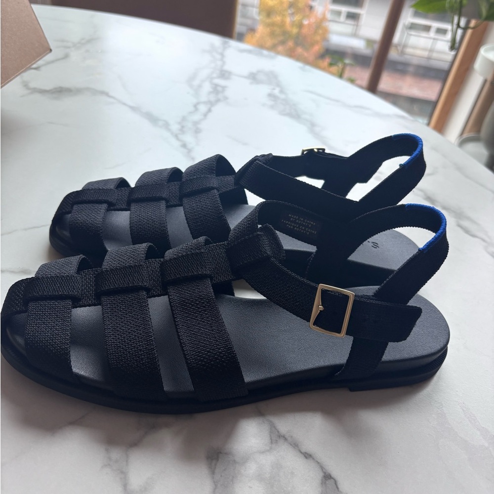 Rothy’s Black Fisherman Sandal - 8.5